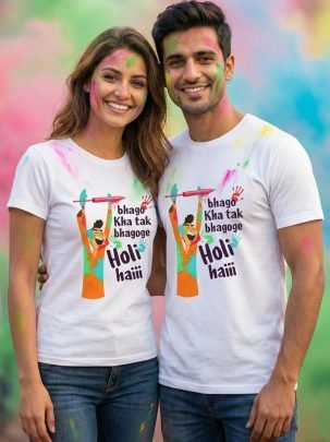 Digital Print Holi T Shirt