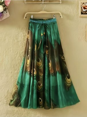 Digital  Printed  Ladies Skirt