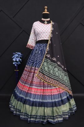 Digital Printed Work Navratri  Lehenga  Choli
