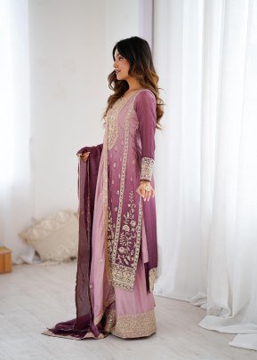 Eid  Special  Onion Color  Palazzo Suit