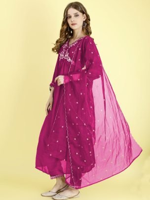 Elegant Ethnic Wear for Women Kurti Duptta Set