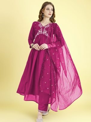 Elegant Ethnic Wear for Women Kurti Duptta Set