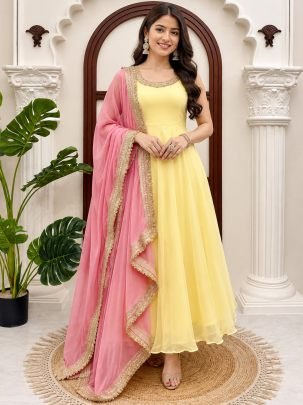 Fancy 7 Meter Flair Anarkali Suit