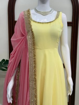 Fancy 7 Meter Flair Anarkali Suit