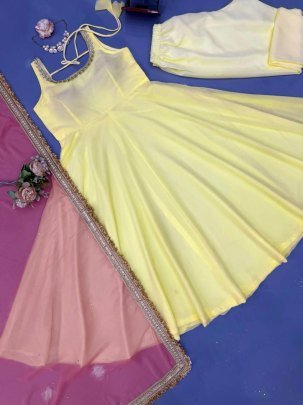 Fancy 7 Meter Flair Anarkali Suit