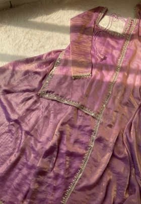 Fancy Light Purple  Colour Sharara Suit
