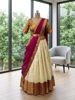 Festive Wear Lehenga With Rangoli Silk Dupatta