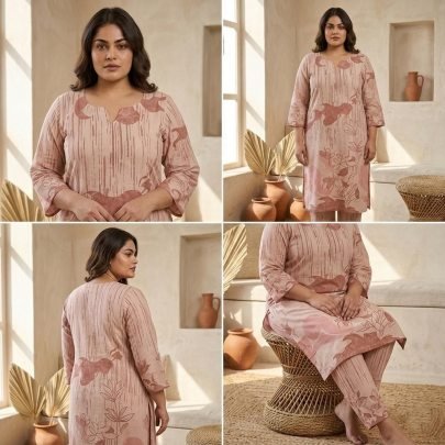 Formal Wear Plus  Size Co Ord Set
