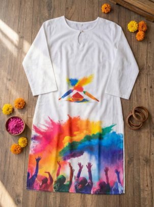 Holi  Festive  Couple Combo for Men And  Women