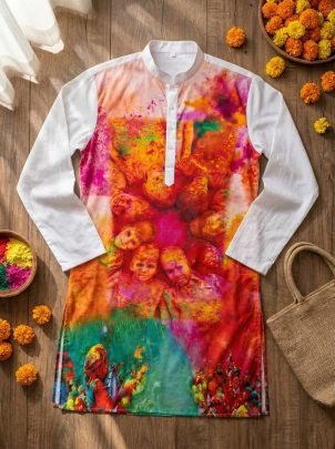 Holi Spicel  Digital Print Couple Combo