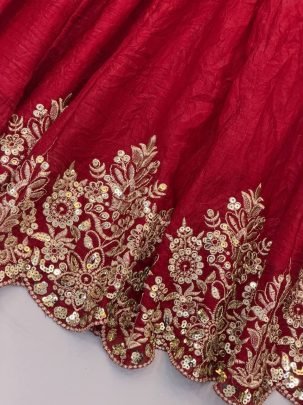 Karwachauth Special Pure Heavy Crush Anarkali Suit Set