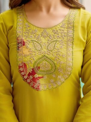 Liril Rayon Straight Kurta Pant With Taby Dupatta