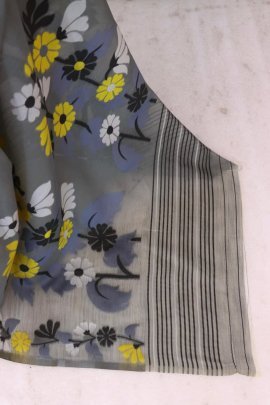 Moonlight Gray  Fancy Saree