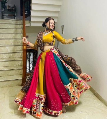 Navratri Special Heavy Flair Ghagra Choli