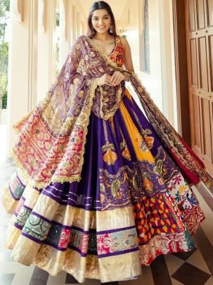 Navratri Special Muslin Cotton Chaniya Choli Set