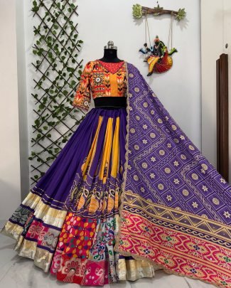Navratri Special Muslin Cotton Chaniya Choli Set