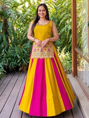 Navratri Special Sequence Work Lehenga