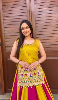 Navratri Special Sequence Work Lehenga