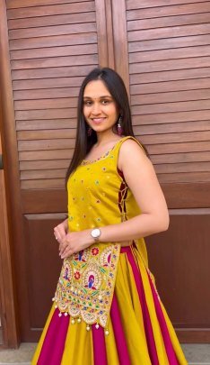 Navratri Special Sequence Work Lehenga