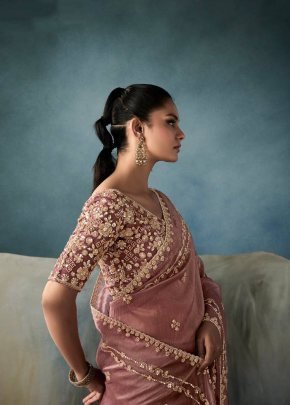 Orchid Charm Onion Pink Saree