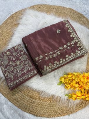 Orchid Charm Onion Pink Saree