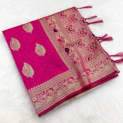 Pink Petal Grace Fancy Saree
