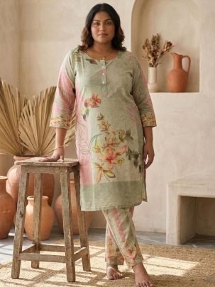 Premium Viscose Chanderi Fabric Co Ord Set