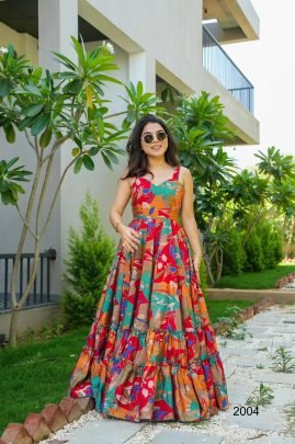 Princess Elegant Mix Colour  One Piece Dress