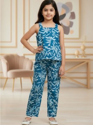 Princess Trendy Tiffany Blue  Colour Ord Set for Kids 