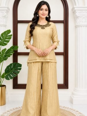 Rakshabandhan Special Yellow Colour  Co Ord Set