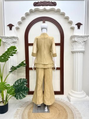 Rakshabandhan Special Yellow Colour  Co Ord Set