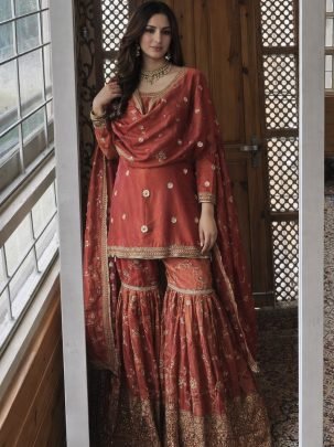 Ramzan  Special 5mm Sequence Work Gharara Suit