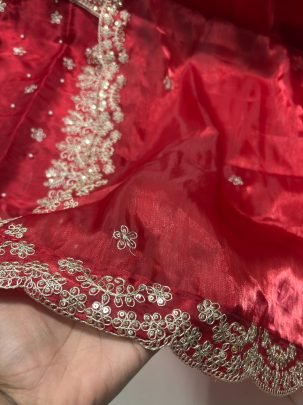 Ramzan Special  Red  Colour Palazzo Suit