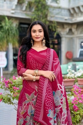 Rustic Charm  Blsoom Maroon Suit