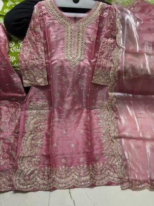 Sequence  Work Pink  Colour Palazzo Suit