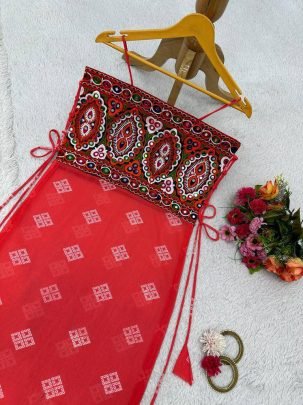 Stylish Gamthi Work Navratri Special  Kurti