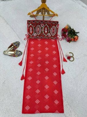 Stylish Gamthi Work Navratri Special  Kurti