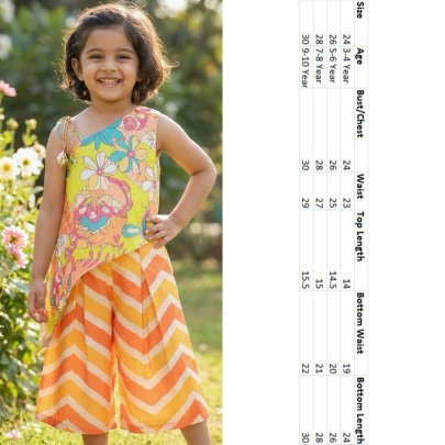 Summer Style Yellow Colour  Kids Sharara Suit