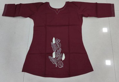 Summer  Wear  Maroon  Colour   Ladies Top