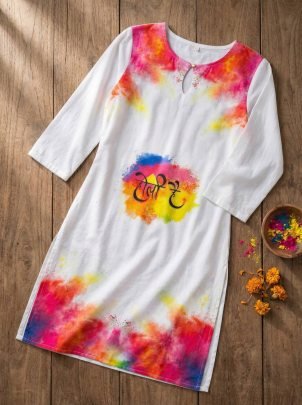 Traditional Stylish Holi Couple Set