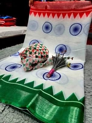 Tricolour Independence Day Special Saree