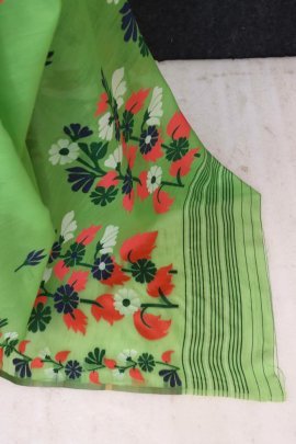 Vrindavan Green Wevingsaree