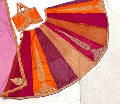 Wedding Style Embroidery Sequins Work Lehenga