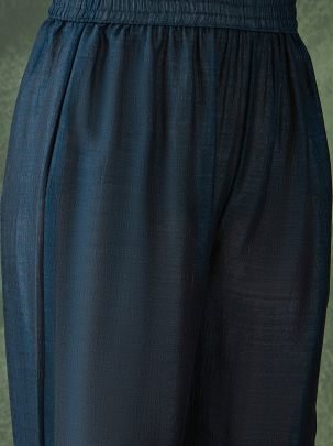 Wedding Wear  Navy Blue  Colour Ready Made Suit