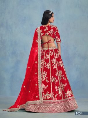 Wedding Wear Red Colour Lehenga Choli With Dupatta