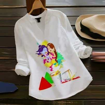 Western Style Holi Ladies Top