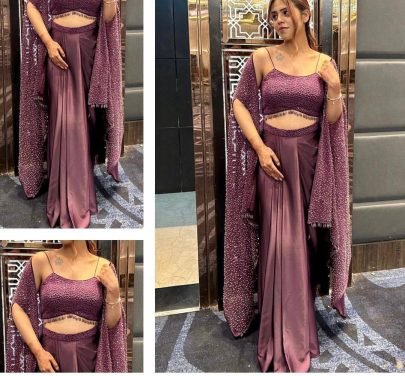 Wine Colour Indowestern Dhoti Suit With Shrug