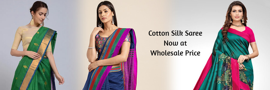 COTTON SILK SAREE