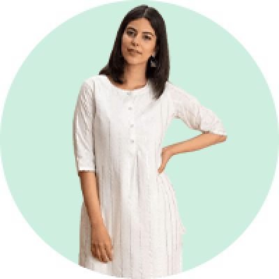 White Kurtis
