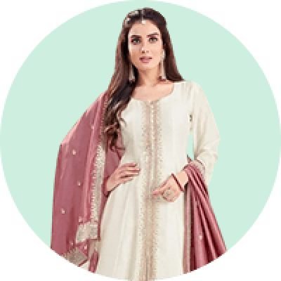 White Salwar Suit